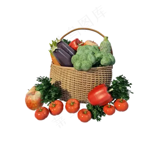 仿真蔬菜集合png图