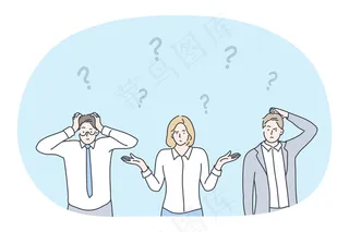 挫折，商业危机，怀疑，挑战，没有概念。