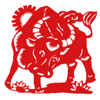 牛年剪纸2021立体