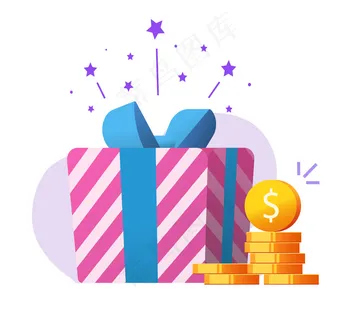 金钱礼物作为慈善捐赠，奖金奖励作为现金返还奖，头奖幸运中奖礼物