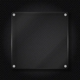 真实的玻璃框架背景。插图