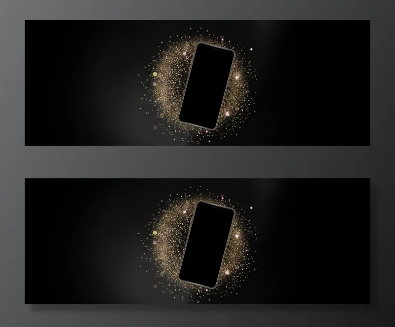 双十一手机大促大气黑色banner(1920*700px 	       )psd模版下载