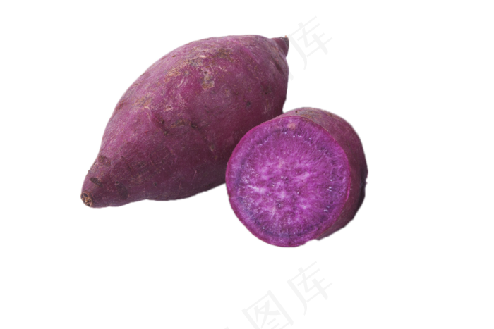 绿色种植紫色地瓜