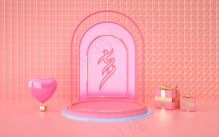 七夕节促销背景图