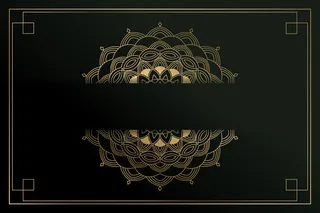 豪华曼荼罗背景