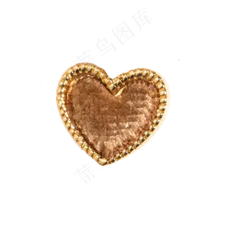 一个精美的桃心素材