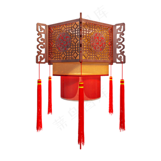 立体灯笼png图