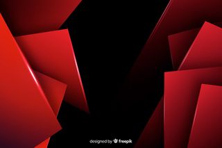 几何红光背景