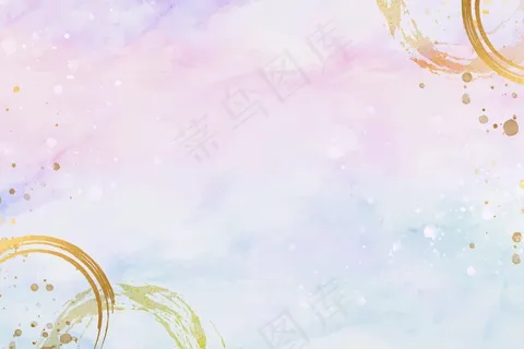 金箔水彩背景 金箔水彩背景