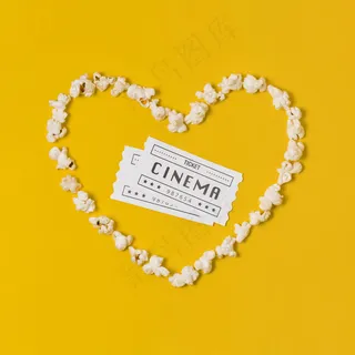 爆米花心形俯视图