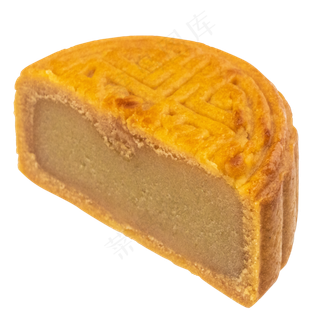 半个莲蓉月饼