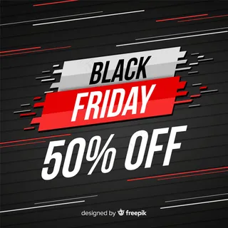 黑色星期五概念与平面设计背景