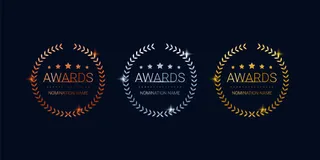 奖章套装，铜奖、银奖、金奖