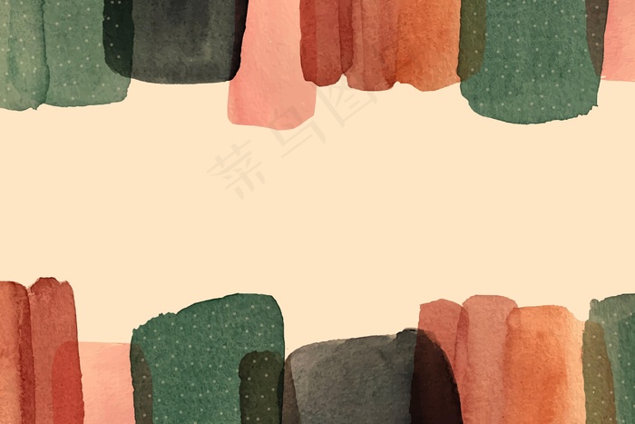 水彩画抽象背景