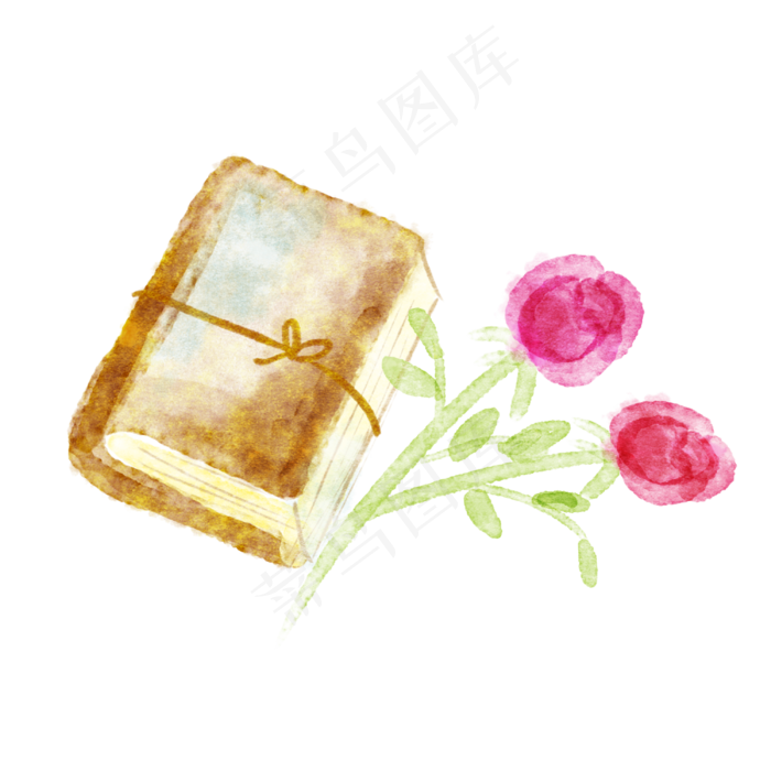 教师节花枝书本(3000X3000(DPI:300))psd模版下载