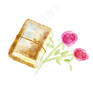 教师节花枝书本