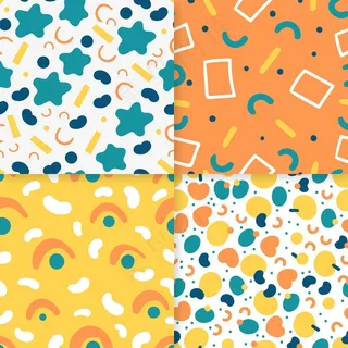 抽象手绘图案集