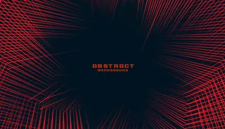 红色和黑色双色调主题的抽象线条背景