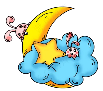 粉色玉兔月亮 粉色玉兔月亮