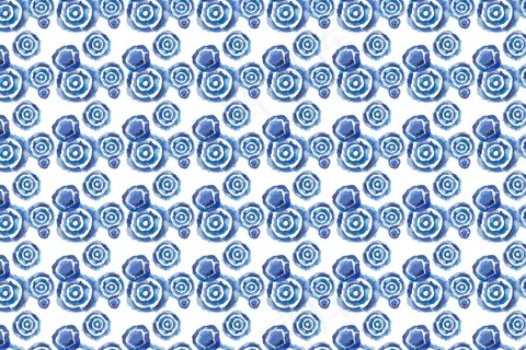 Shibori图案水彩画