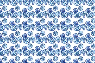 Shibori图案水彩画