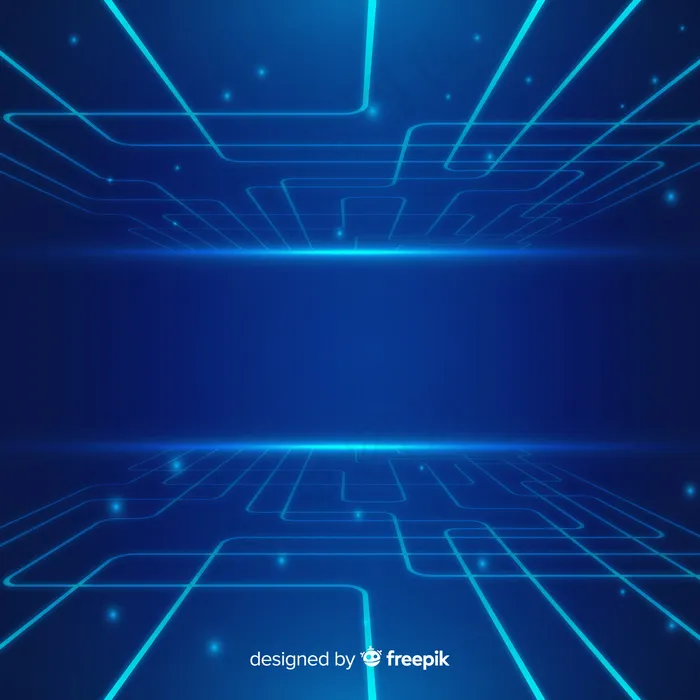蓝色抽象技术背景eps,ai矢量模版下载