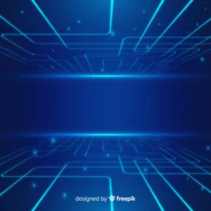 蓝色抽象技术背景