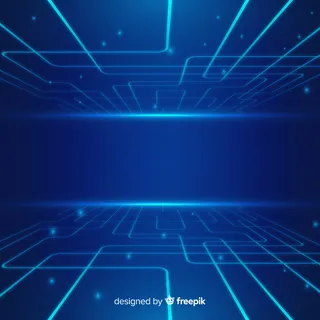 蓝色抽象技术背景