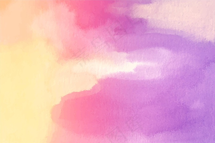 水彩粉彩背景主题