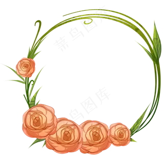 教师节花朵边框