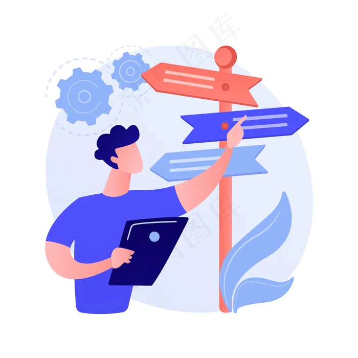 决策抽象概念eps,ai矢量模版下载