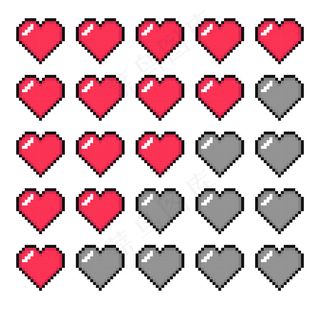 生活吧。健康酒吧。像素艺术。