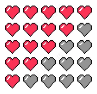 生活吧。健康酒吧。像素艺术。