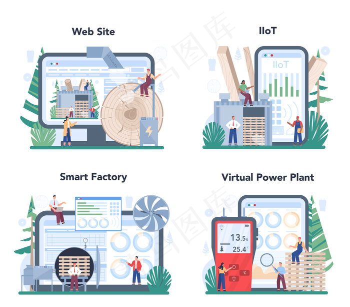 木业在线服务或平台集