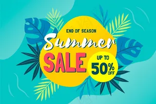 热带夏末销售背景