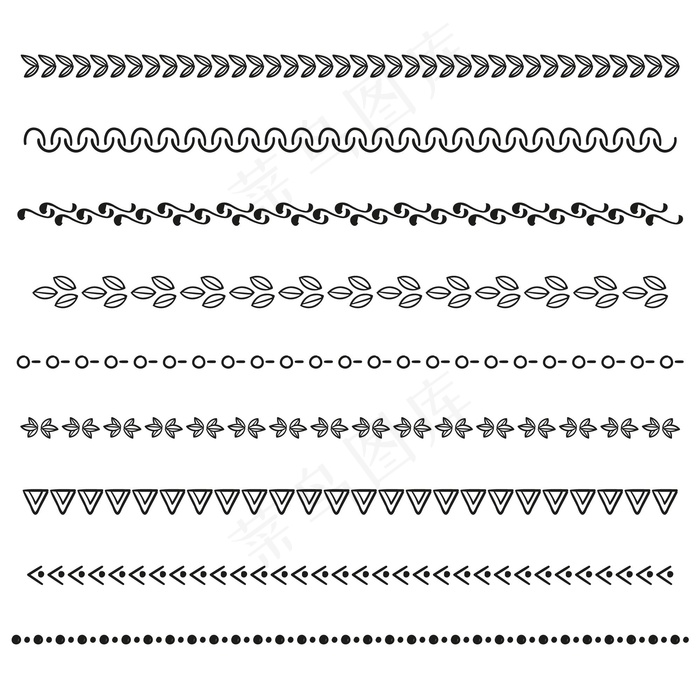 手绘装饰分隔套