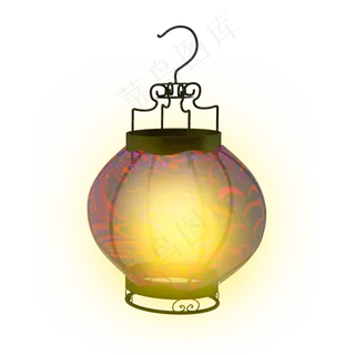 中秋节中国风灯笼可商用元素