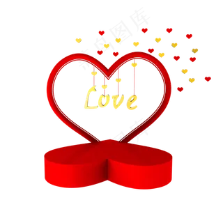 立体电商展台素材