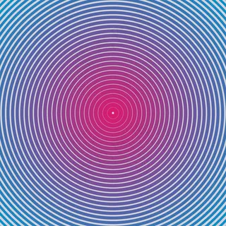 催眠的几何图案。创意优雅的风格插画