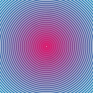 催眠的几何图案。创意优雅的风格插画