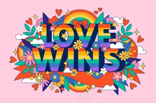 骄傲日字样背景