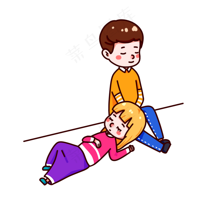 情人节男生女生温馨