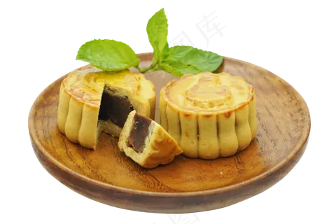 黄色豆沙月饼 黄色豆沙月饼