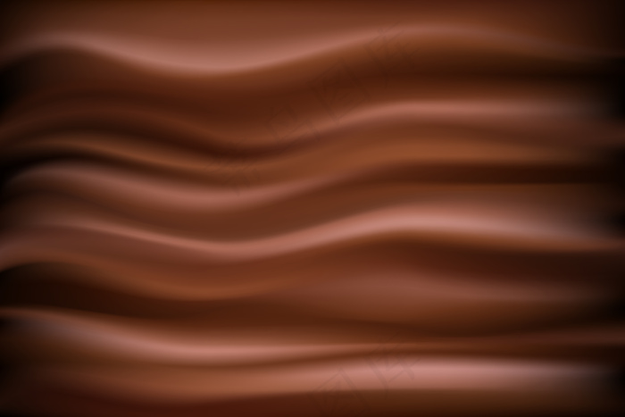 抽象巧克力背景。巧克力背景波浪图