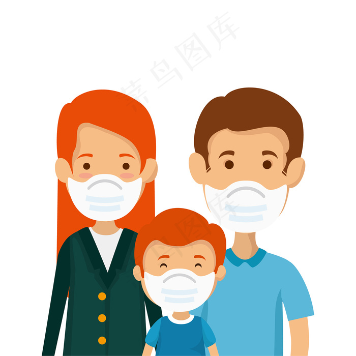 新冠肺炎疫情戴口罩的人物