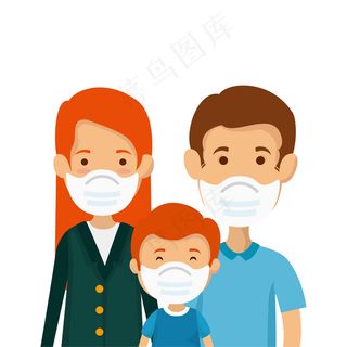 新冠肺炎疫情戴口罩的人物