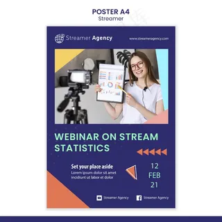 流媒体在线内容的垂直海报