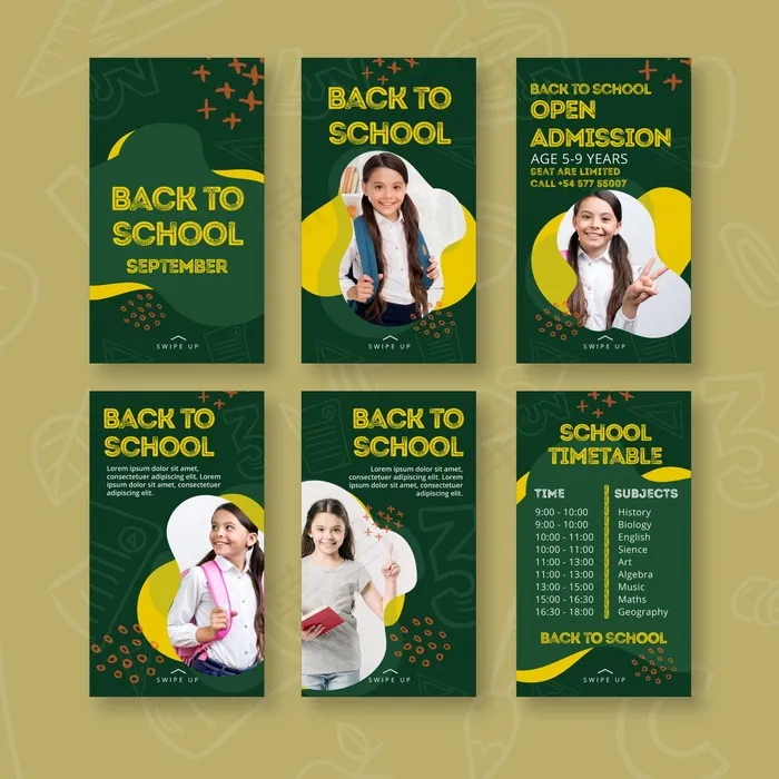 返回学校模板故事模板eps,ai矢量模版下载