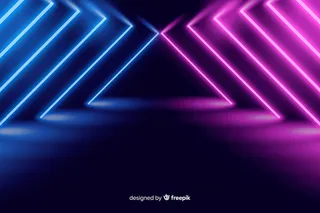 霓虹灯舞台背景