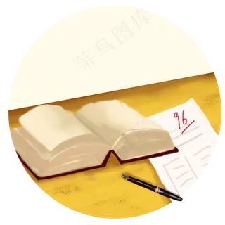 开学季教师节老师批改试卷的办公